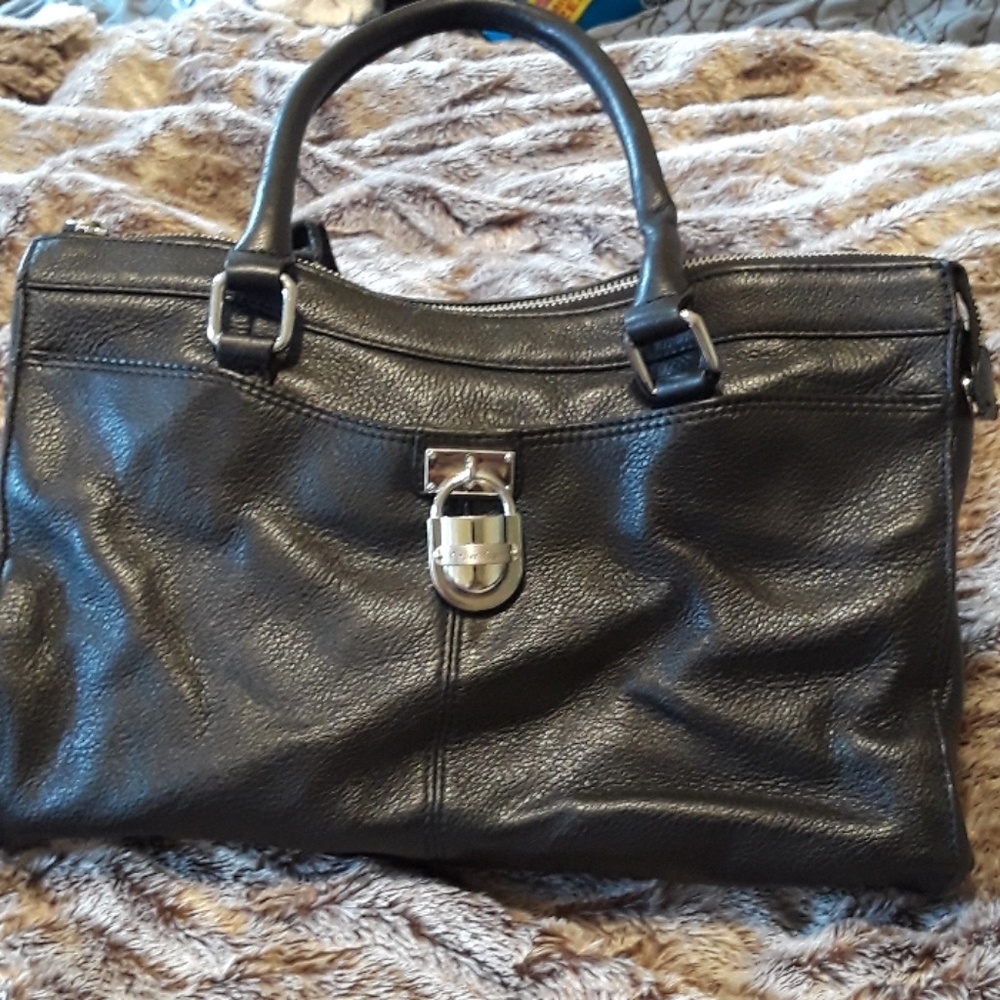 Black Leather Calvin Klein Purse or Handbag